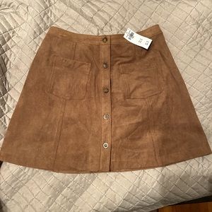 Abercrombie and Fitch suede skirt